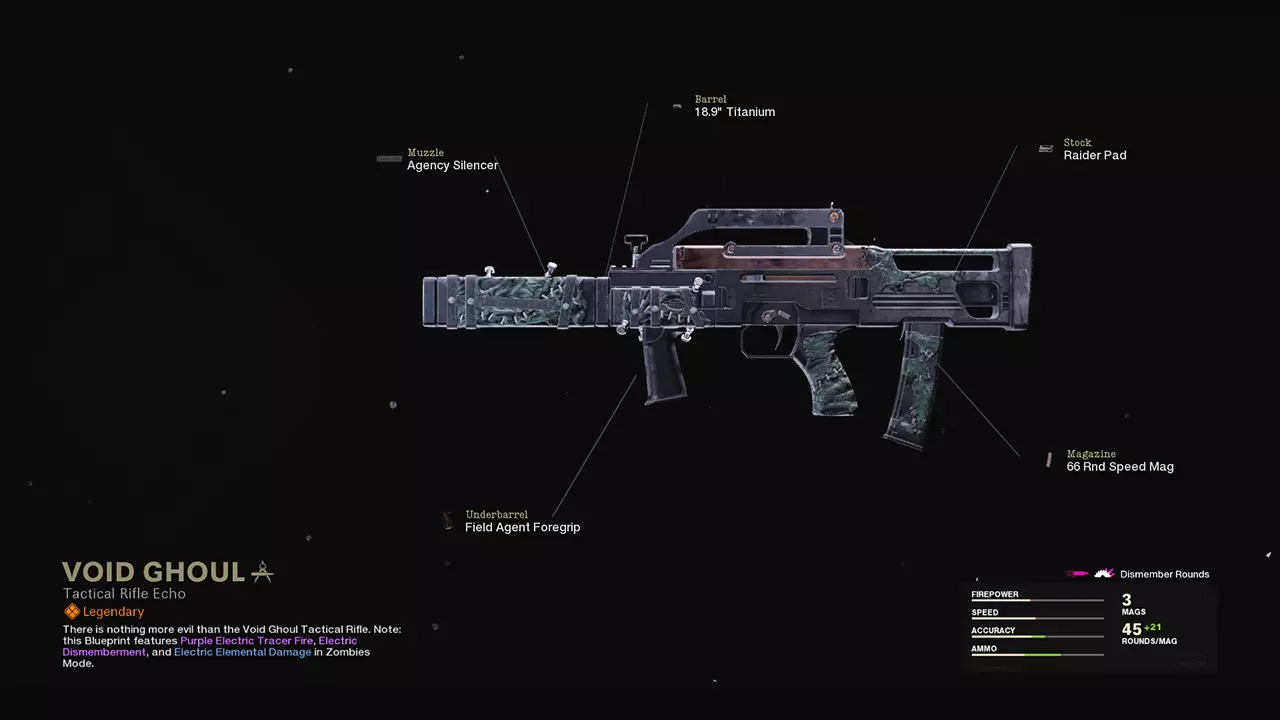 Void Ghoul - COD Warzone and Black Ops Cold War Weapon Blueprint | Call of Duty