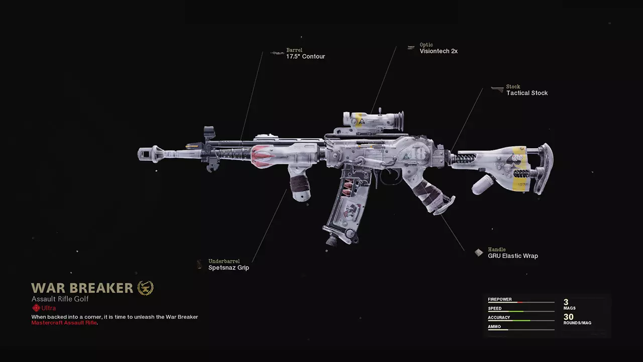 War Breaker - COD Warzone and Black Ops Cold War Weapon Blueprint | Call of Duty War Breaker - COD Warzone and Black Ops Cold War Weapon Blueprint | Call of Duty