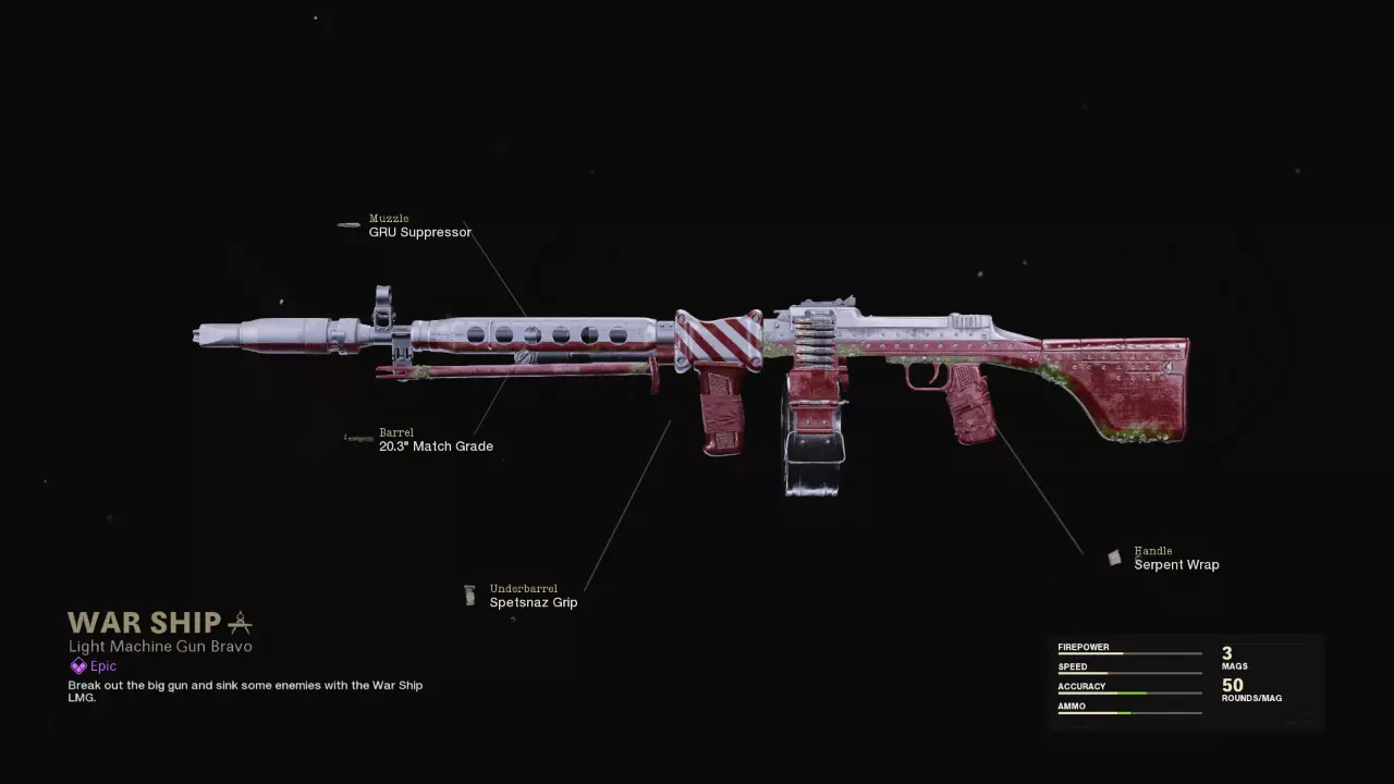 War Ship - COD Warzone and Black Ops Cold War Weapon Blueprint | Call of Duty War Ship - COD Warzone and Black Ops Cold War Weapon Blueprint | Call of Duty