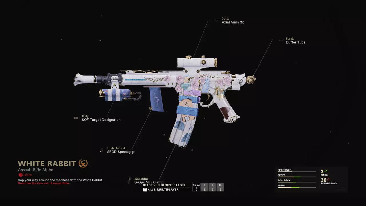 White Rabbit - COD Warzone and Black Ops Cold War Weapon Blueprint | Call of Duty