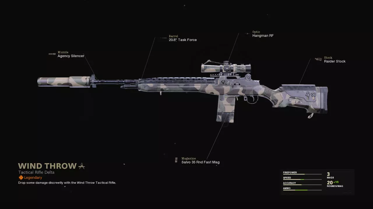 Wind Throw - COD Warzone and Black Ops Cold War Weapon Blueprint | Call of Duty
