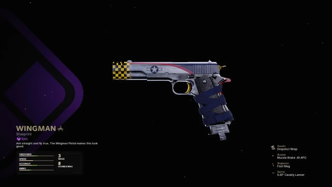 Wingman - COD Warzone and Black Ops Cold War Weapon Blueprint | Call of Duty