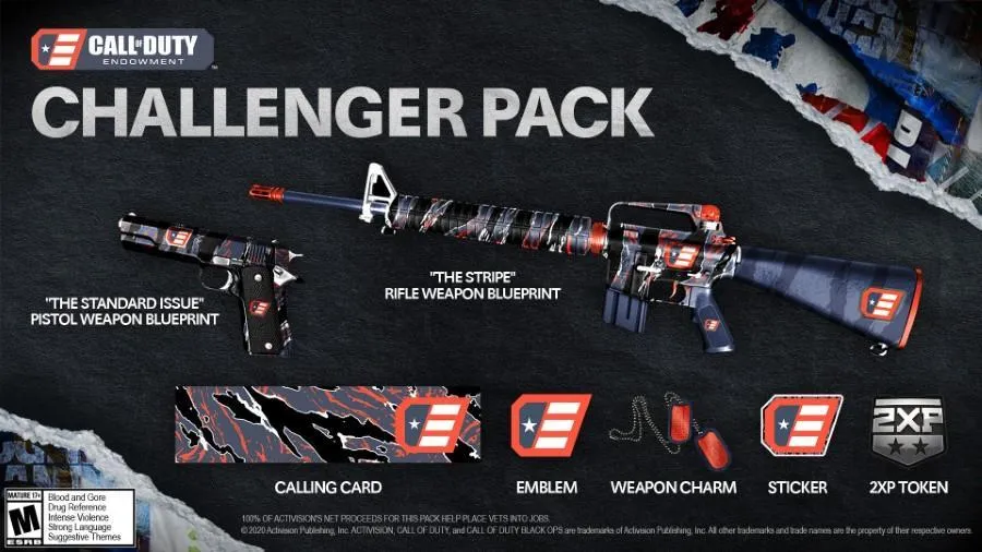 cod cold war endowment challenger pack