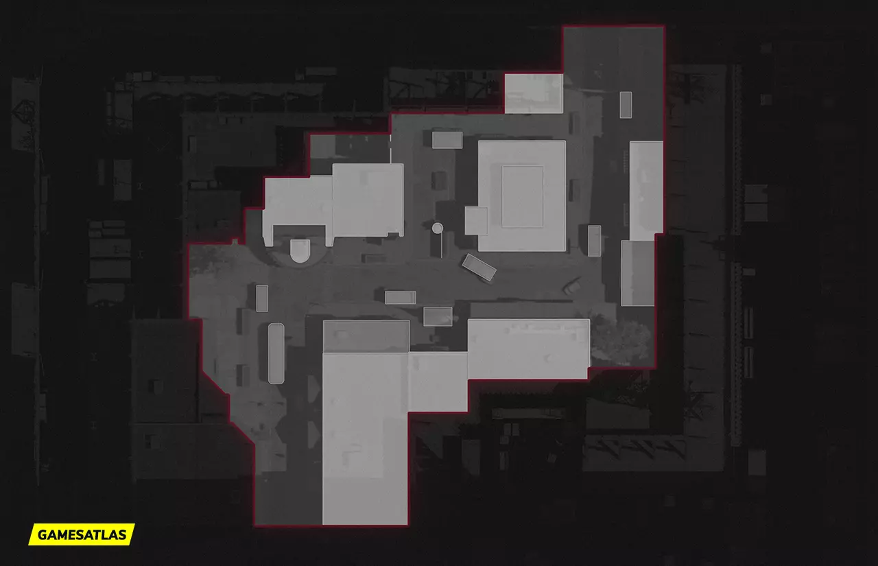 Amerika COD Cold War Map Layout