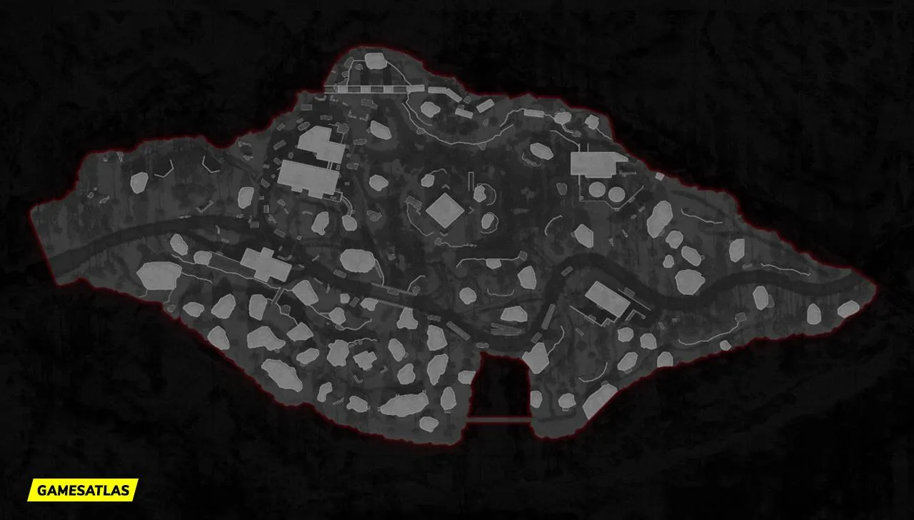 COD Cold War Crossroads Map Layout