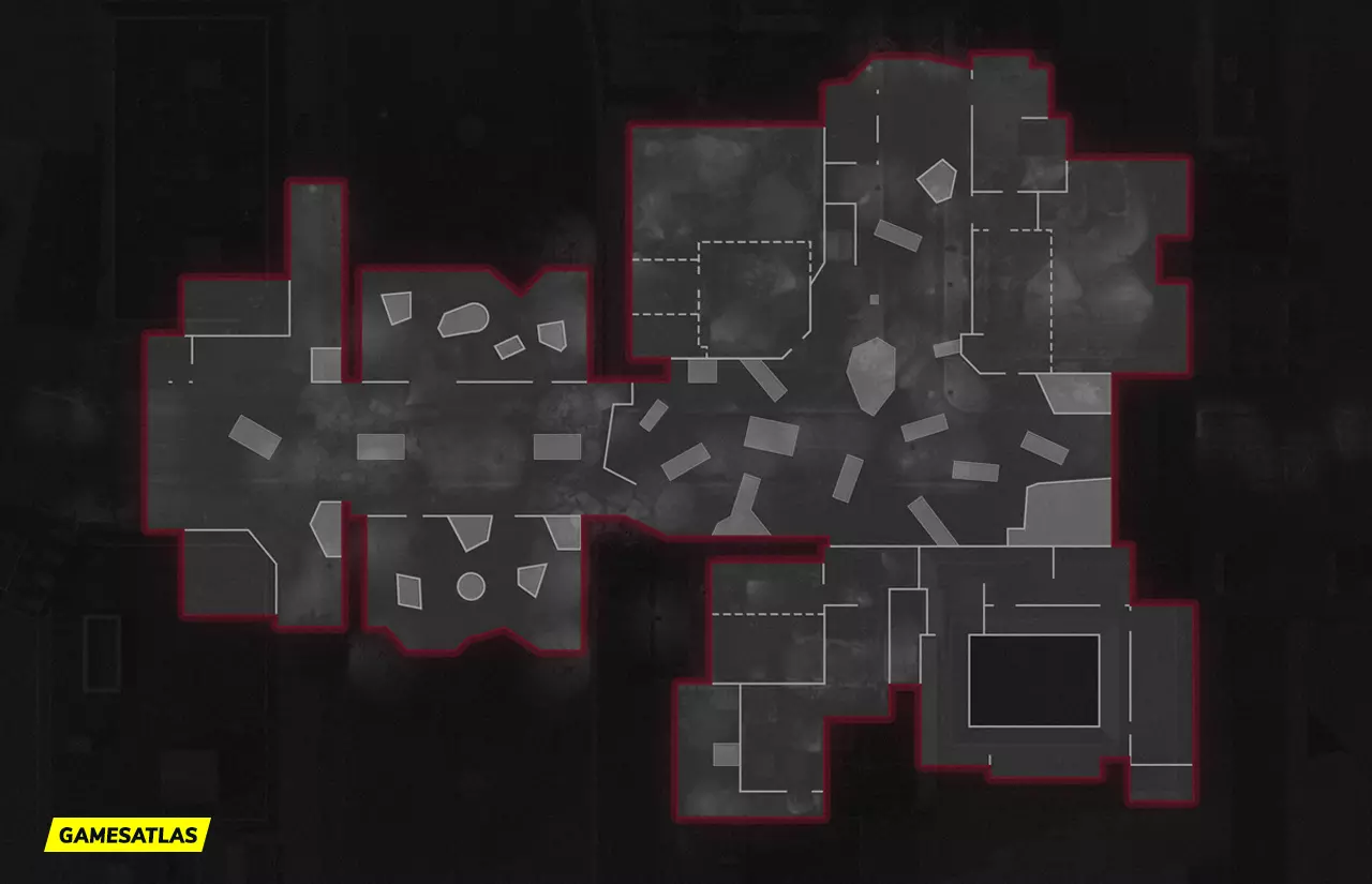 Mauer der Toten COD Cold War Zombies Map Layout 1