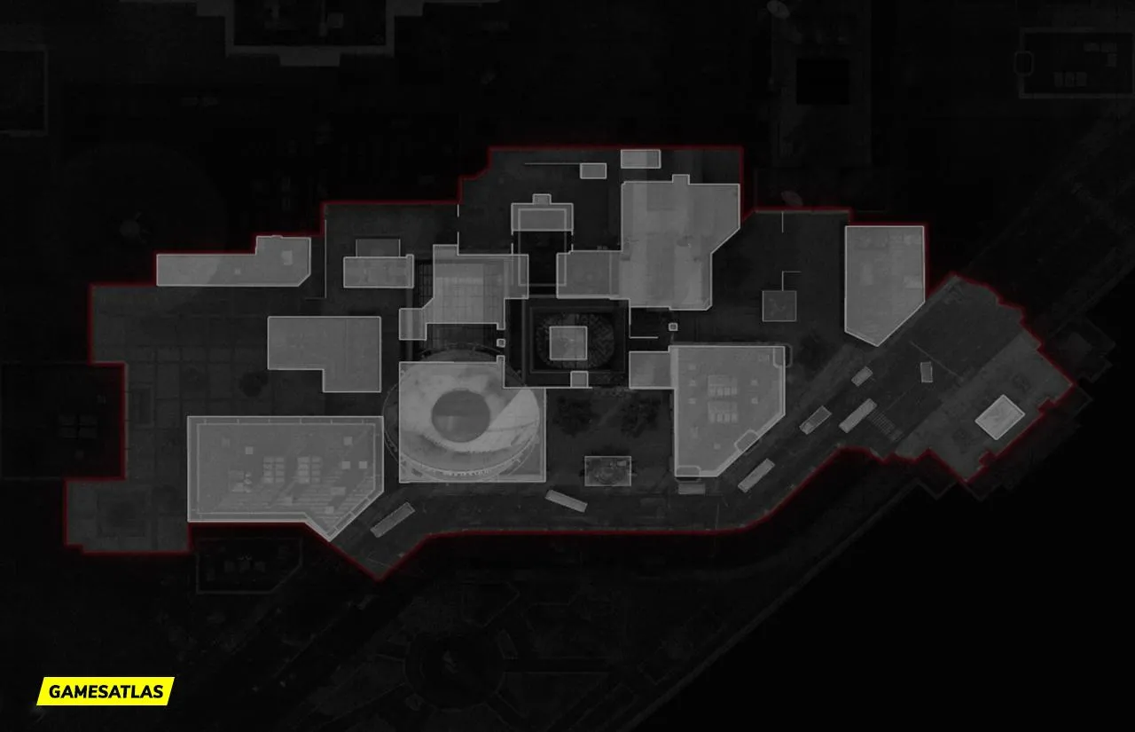 COD Cold War Moscow Map Layout