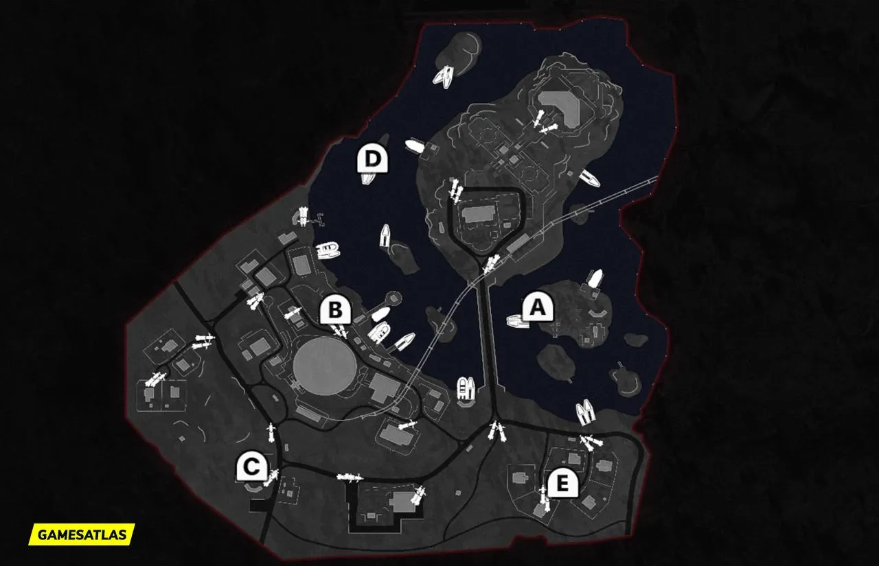 Sanatorium COD Cold War Map Layout