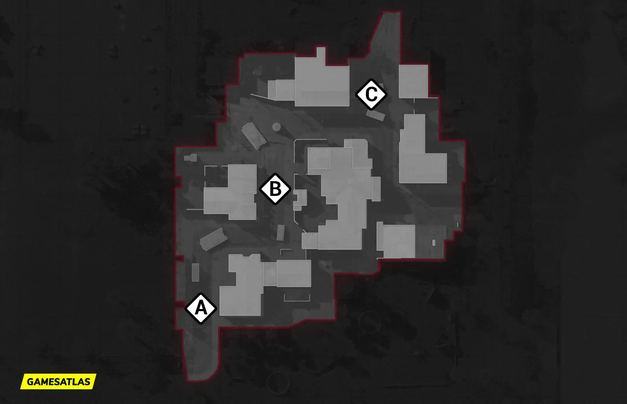 Standoff COD Cold War Map Domination Flags