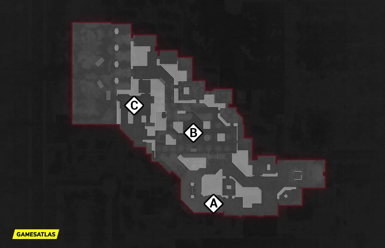 The Pines COD Cold War Map Domination Flags