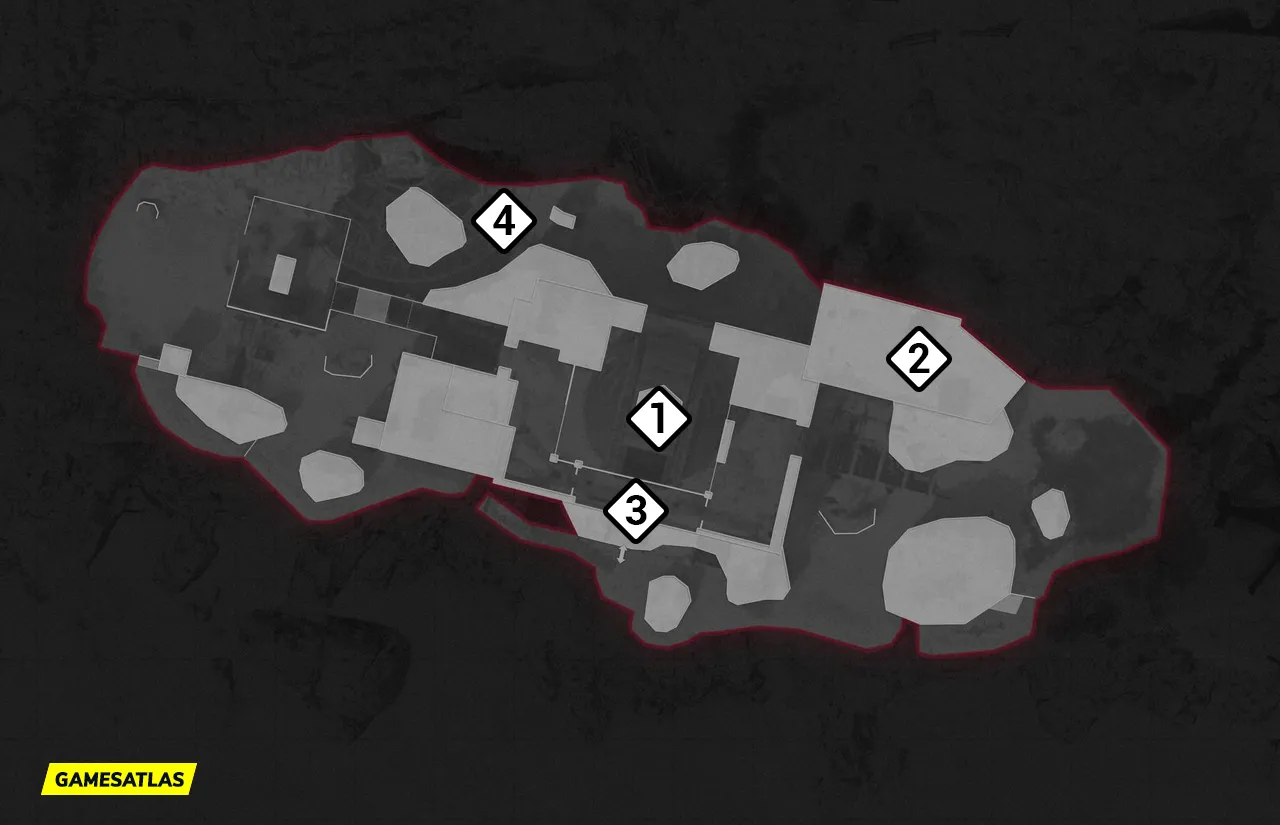 Yamantau COD Cold War Map Hardpoint Rotations