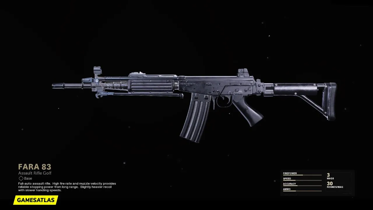 FARA 83 - Warzone Blueprints | COD Black Ops Cold War Weapon Attachments | Call of Duty