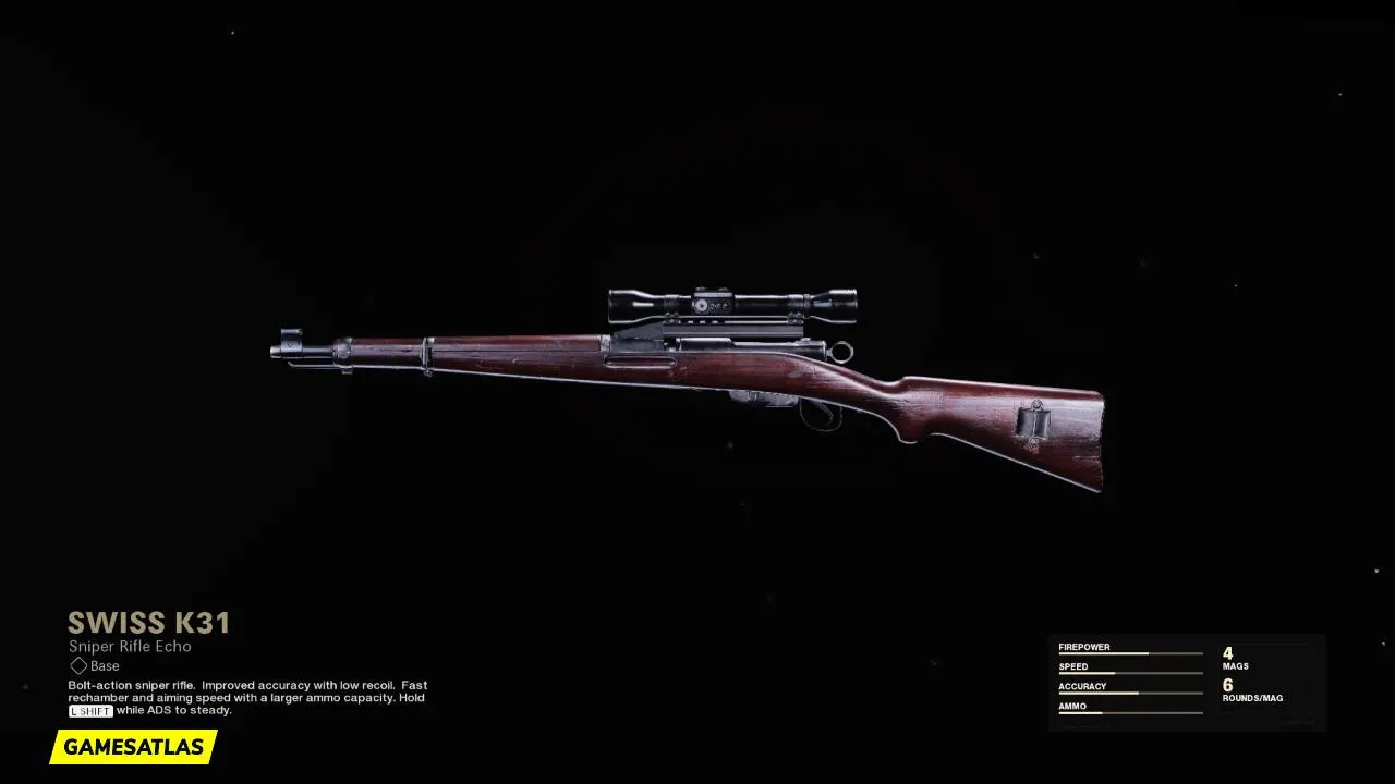 Swiss K31 - Warzone Blueprints | COD Black Ops Cold War Weapon Attachments | Call of Duty Swiss K31 - Warzone Blueprints | COD Black Ops Cold War Weapon Attachments | Call of Duty