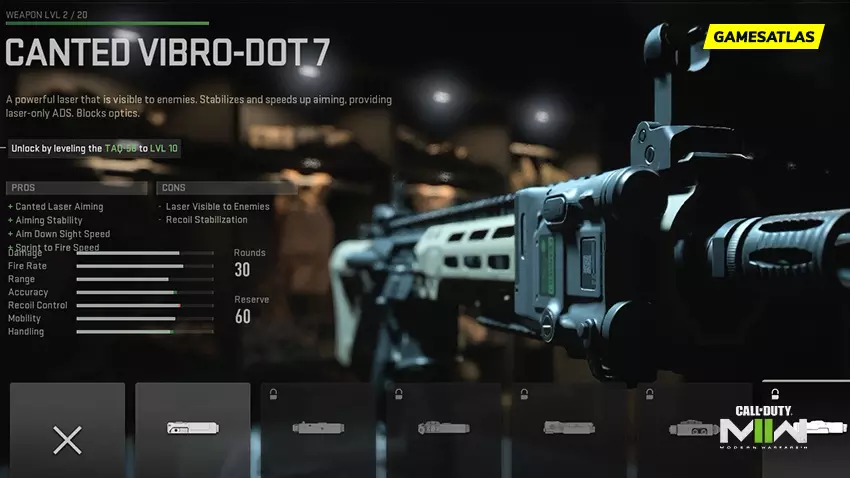 Canted Vibro-Dot 7 - Laser in Warzone, MW3 and MW2 - How To Get Canted Vibro-Dot 7 - Laser in Warzone, MW3 and MW2 - How To Get