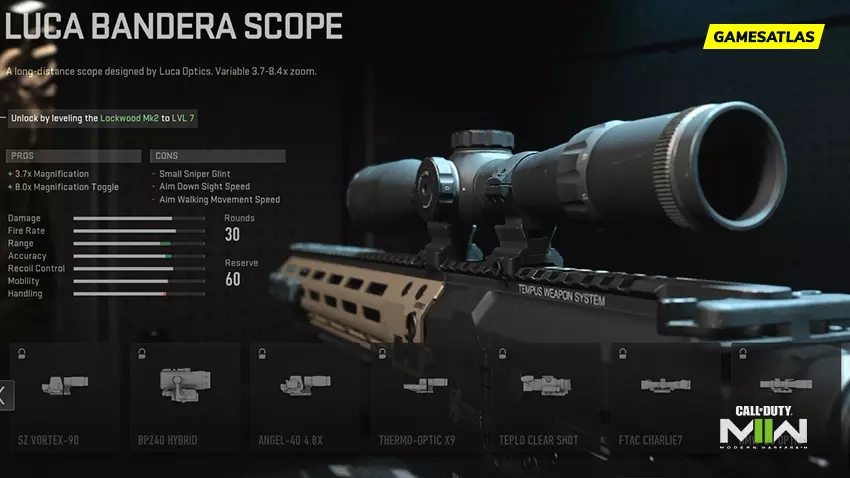 Luca Bandera Scope - How To Get Optic in Warzone, MW3 and MW2 Luca Bandera Scope - How To Get Optic in Warzone, MW3 and MW2