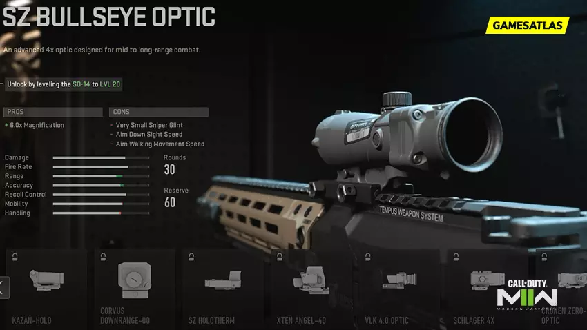 SZ Bullseye Optic - How To Get Optic in Warzone, MW3 and MW2