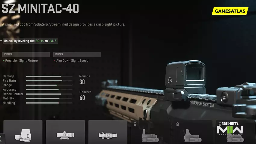 SZ Minitac-40 - How To Get Optic in Warzone, MW3 and MW2