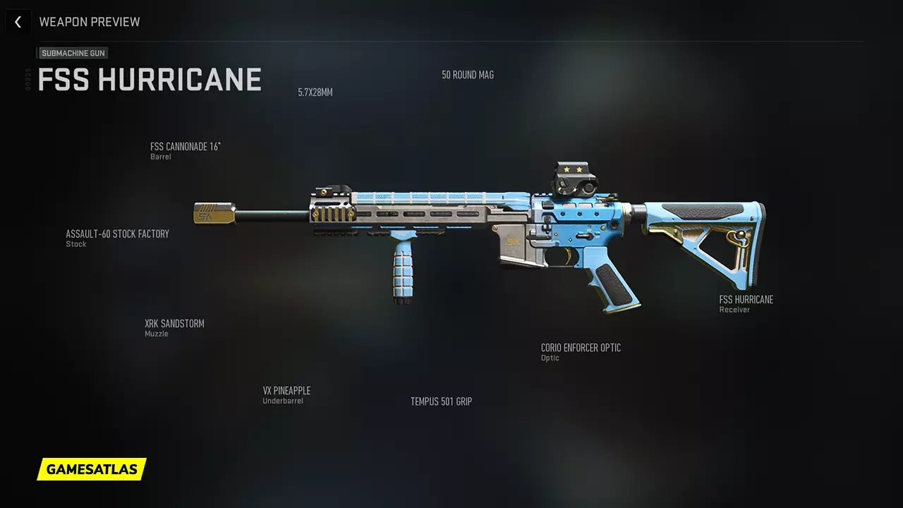 Blue Thunder - Warzone and Modern Warfare 2 Blueprint Blue Thunder - Warzone and Modern Warfare 2 Blueprint