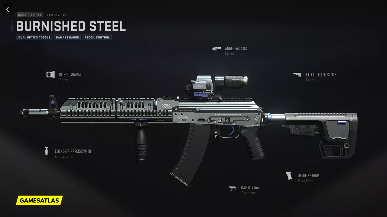 Burnished Steel - Warzone and Modern Warfare 2 Blueprint