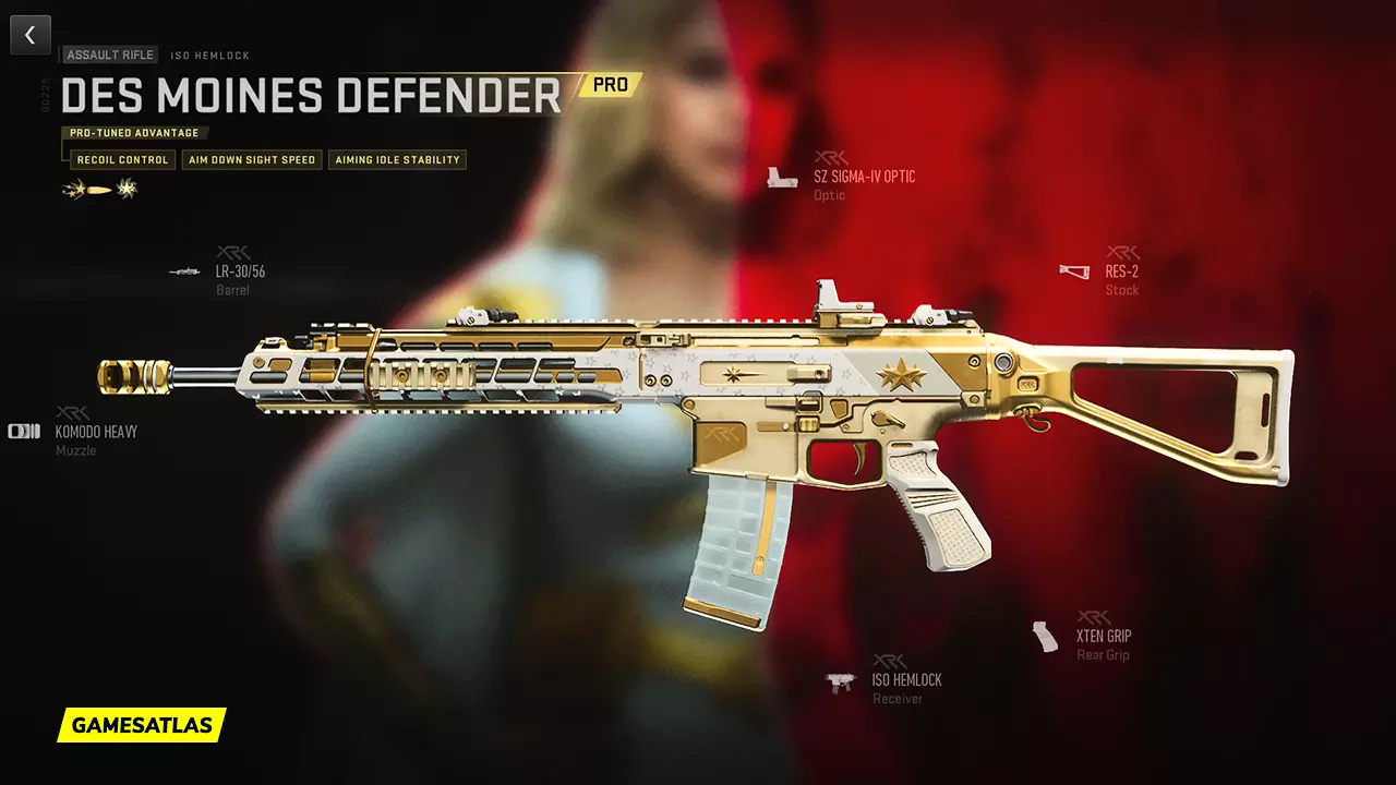 Des Moines Defender - Warzone and Modern Warfare 2 Blueprint Des Moines Defender - Warzone and Modern Warfare 2 Blueprint