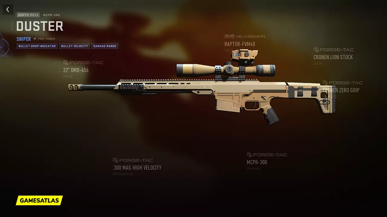 Duster - Warzone and Modern Warfare 2 Blueprint Duster - Warzone and Modern Warfare 2 Blueprint