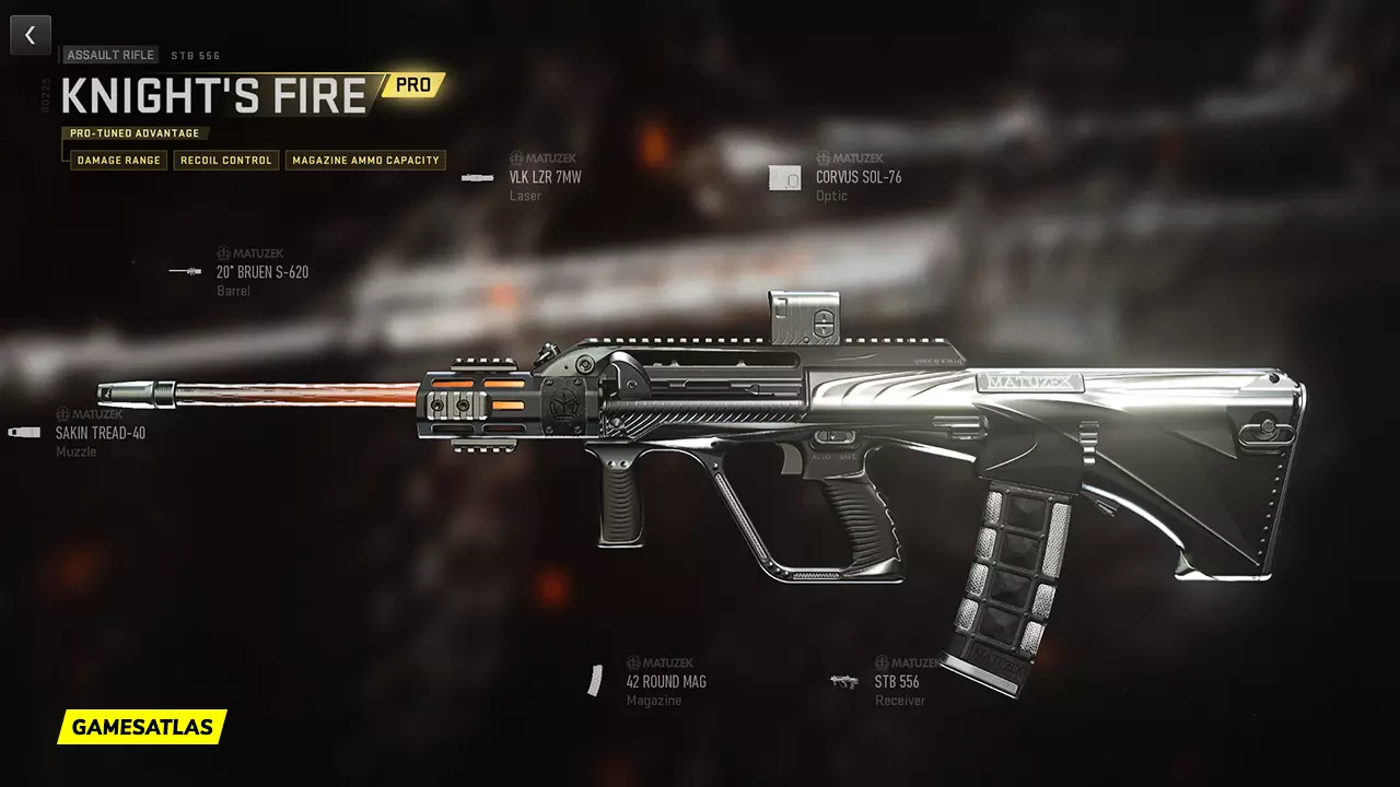 Knight's Fire - Warzone and Modern Warfare 2 Blueprint Knight's Fire - Warzone and Modern Warfare 2 Blueprint