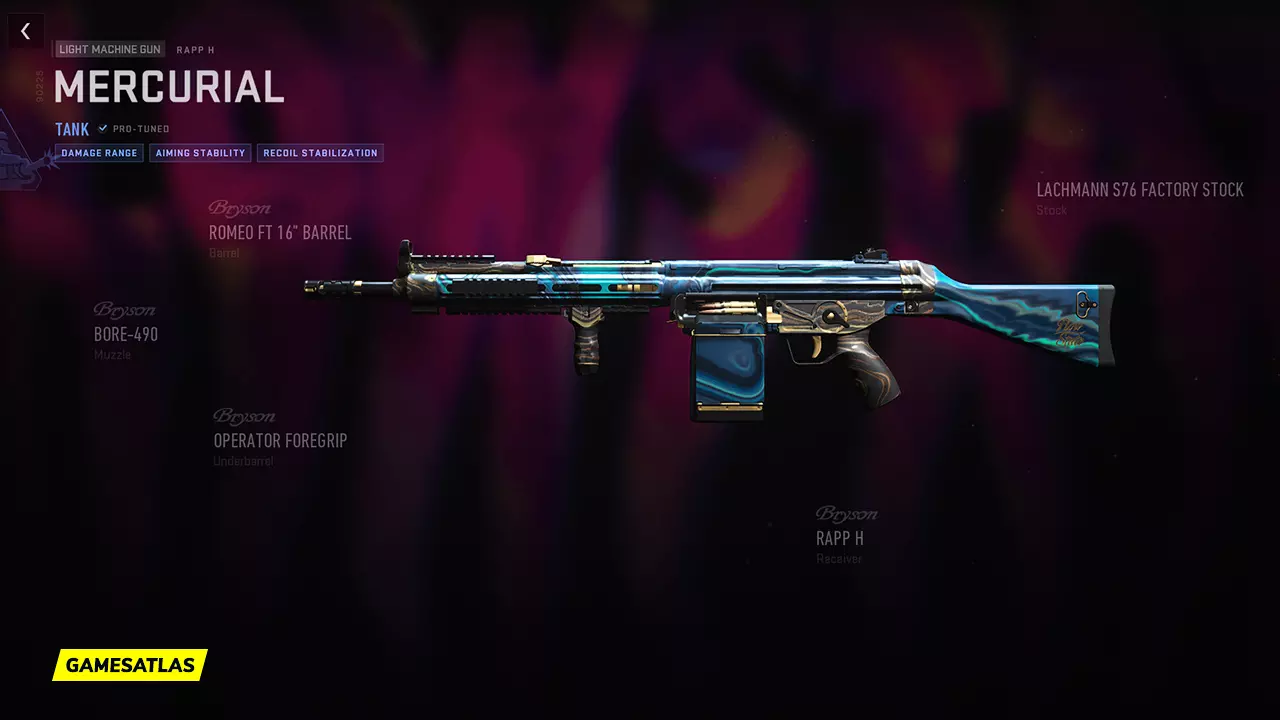 Mercurial - Warzone and Modern Warfare 2 Blueprint Mercurial - Warzone and Modern Warfare 2 Blueprint
