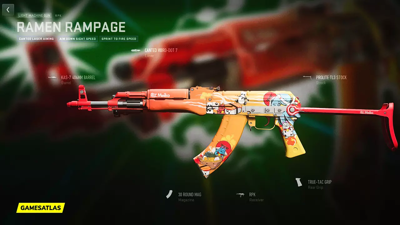 Ramen Rampage - Warzone and Modern Warfare 2 Blueprint