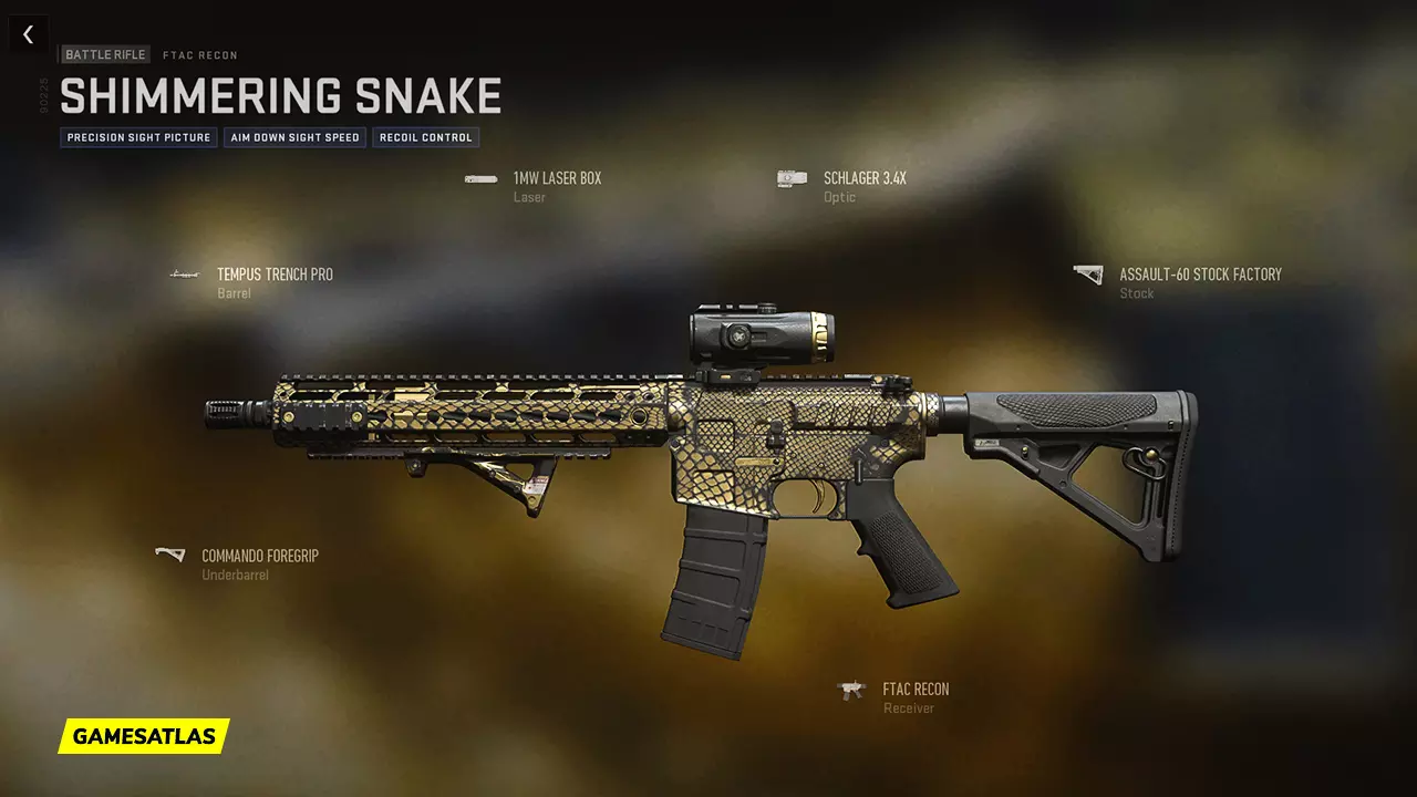 Shimmering Snake - Warzone and Modern Warfare 2 Blueprint Shimmering Snake - Warzone and Modern Warfare 2 Blueprint