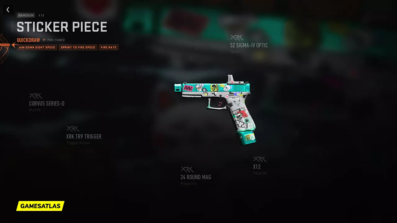 Sticker Piece - Warzone and Modern Warfare 2 Blueprint