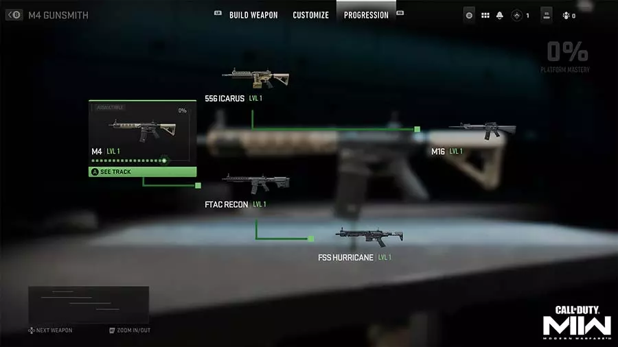 modern warfare 2 weapons platforms