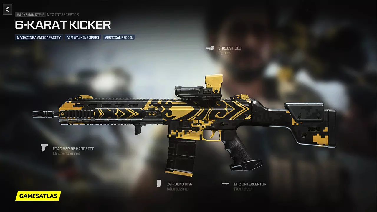 6-Karat Kicker - Warzone and Modern Warfare 3 Blueprint 6-Karat Kicker - Warzone and Modern Warfare 3 Blueprint