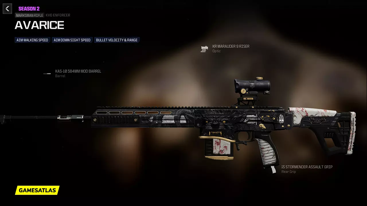 Avarice - Warzone and Modern Warfare 3 Blueprint