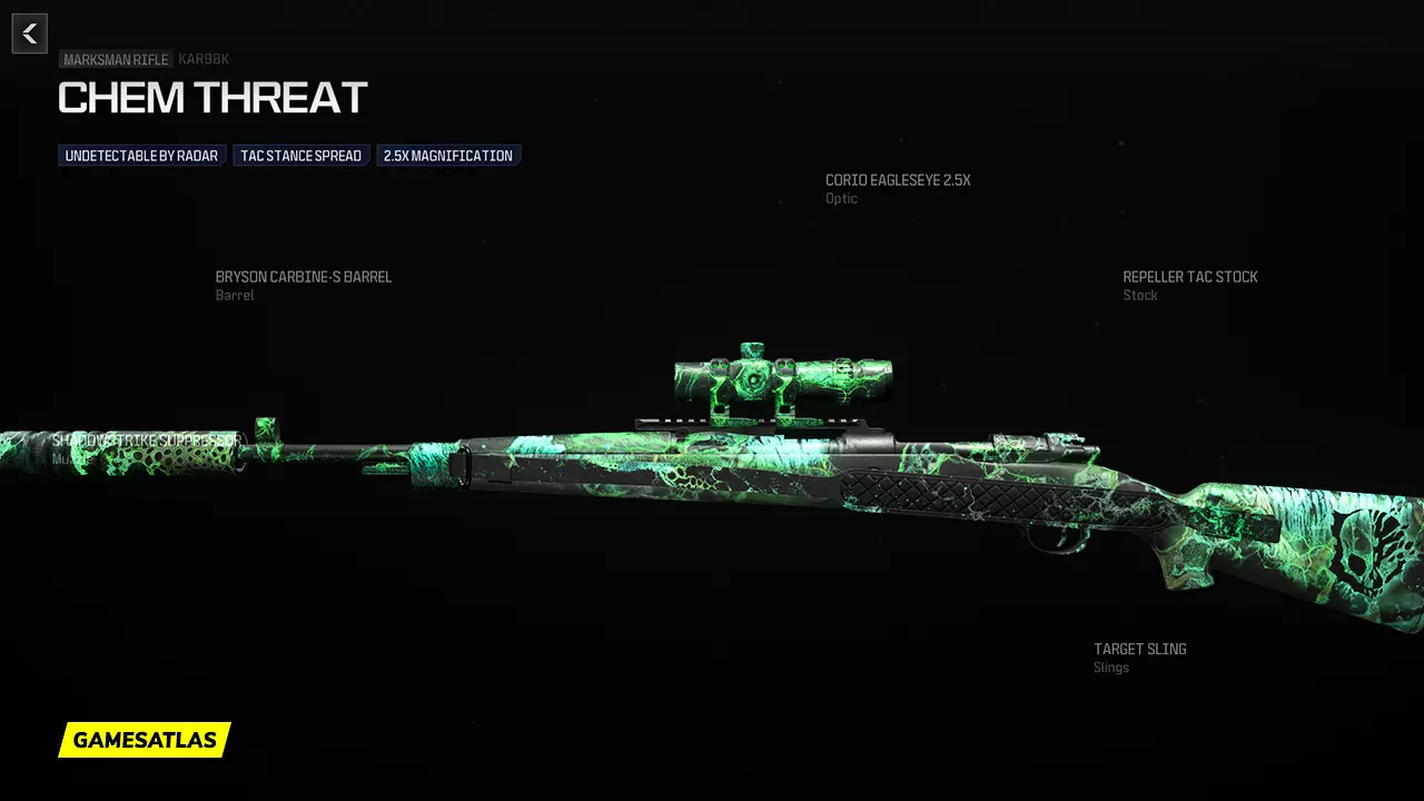 Chem Threat - Warzone and Modern Warfare 3 Blueprint Chem Threat - Warzone and Modern Warfare 3 Blueprint