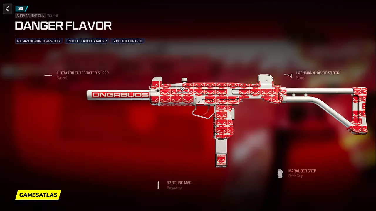 Danger Flavor - Warzone and Modern Warfare 3 Blueprint