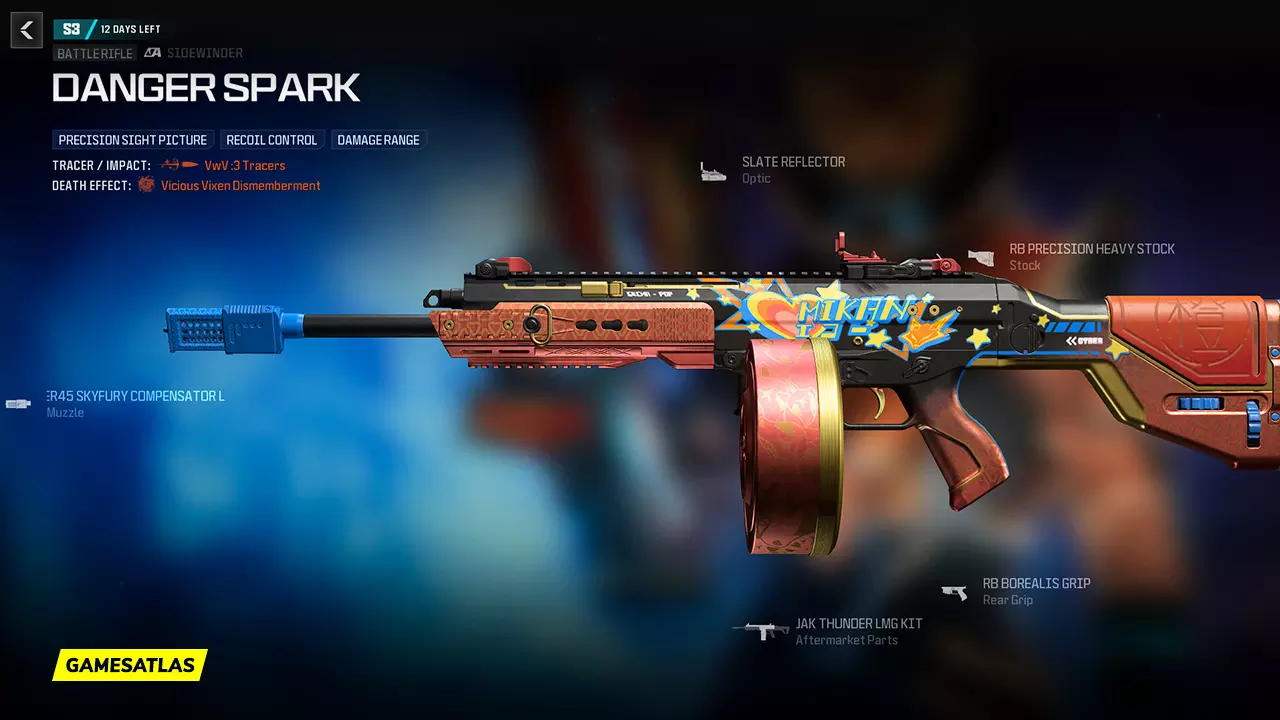 Danger Spark - Warzone and Modern Warfare 3 Blueprint Danger Spark - Warzone and Modern Warfare 3 Blueprint