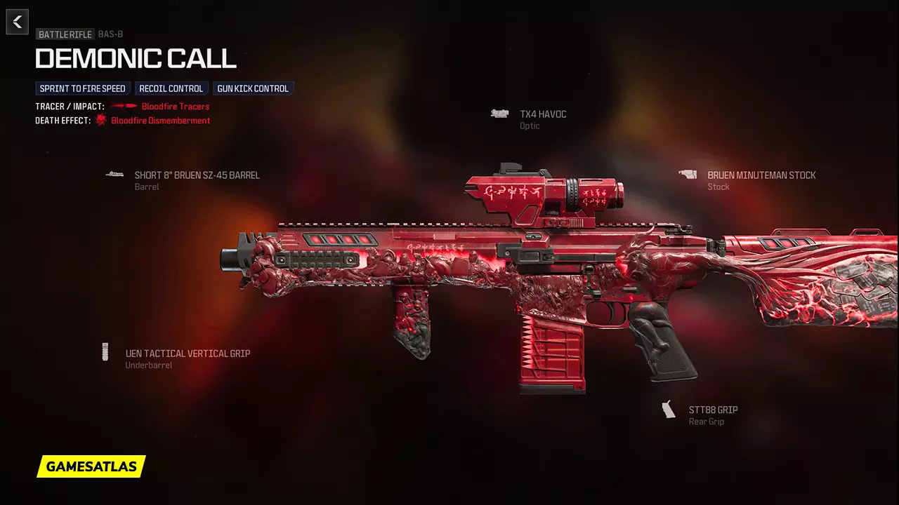 Demonic Call - Warzone and Modern Warfare 3 Blueprint Demonic Call - Warzone and Modern Warfare 3 Blueprint