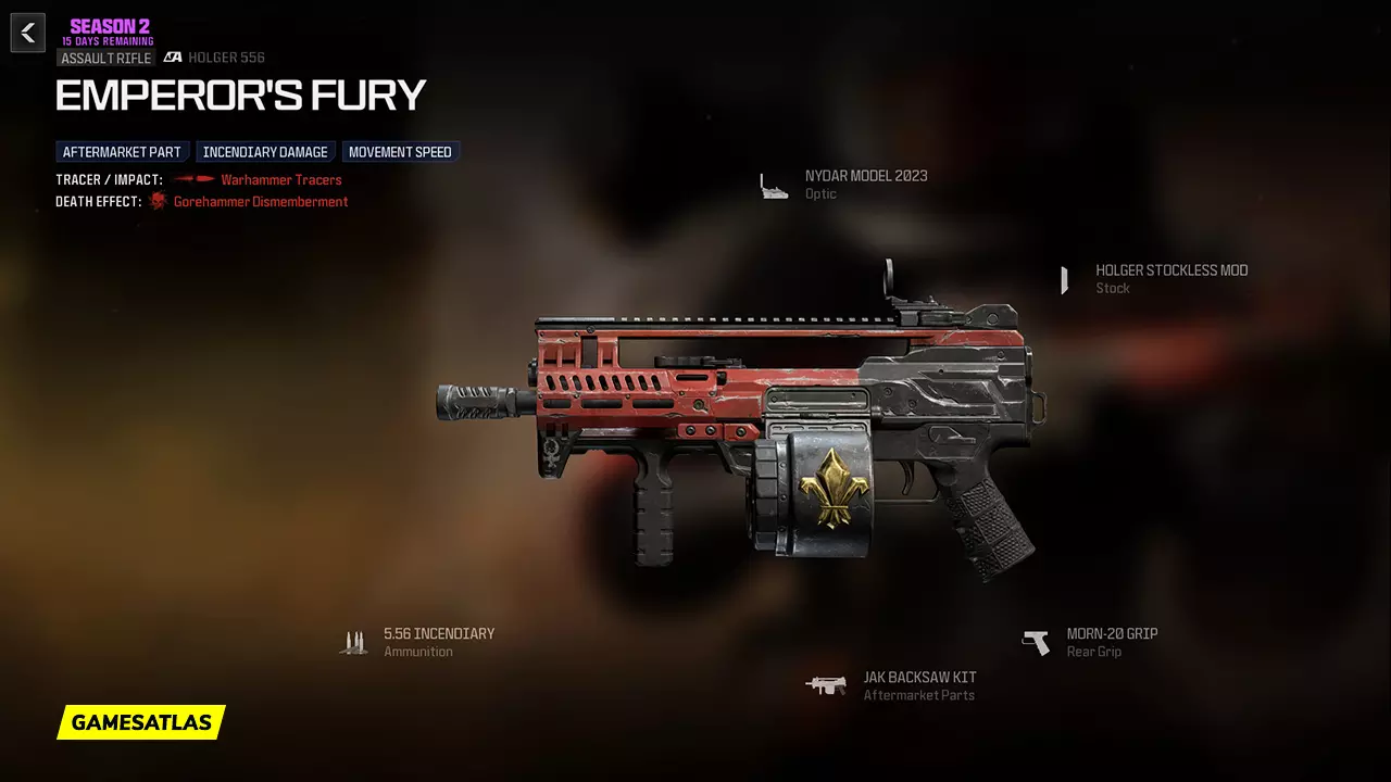 Emperor's Fury - Warzone and Modern Warfare 3 Blueprint Emperor's Fury - Warzone and Modern Warfare 3 Blueprint