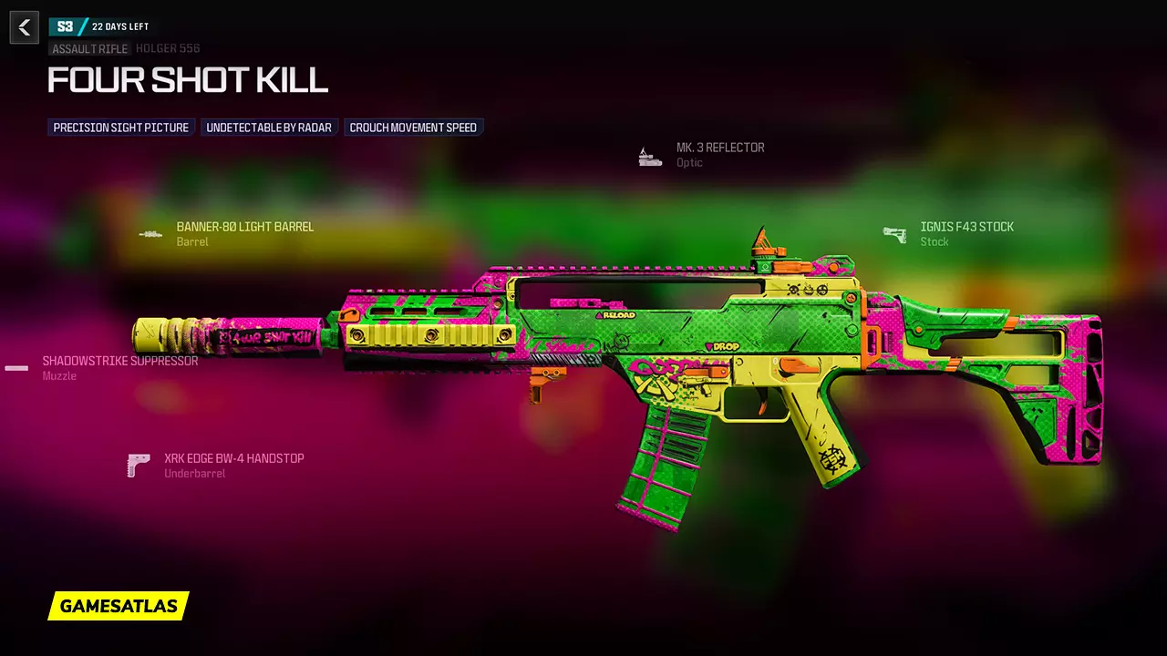 Four Shot Kill - Warzone and Modern Warfare 3 Blueprint Four Shot Kill - Warzone and Modern Warfare 3 Blueprint