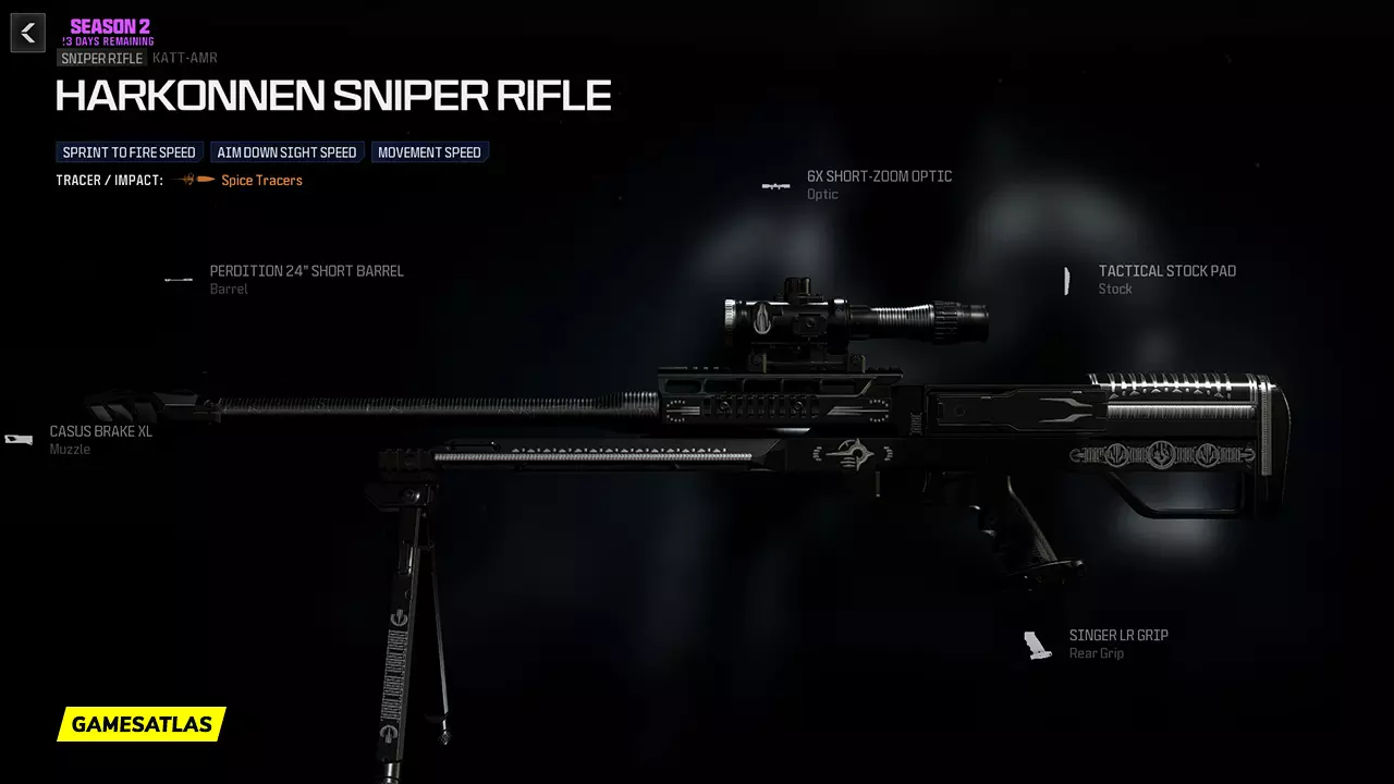 Harkonnen Sniper Rifle - Warzone and Modern Warfare 3 Blueprint Harkonnen Sniper Rifle - Warzone and Modern Warfare 3 Blueprint