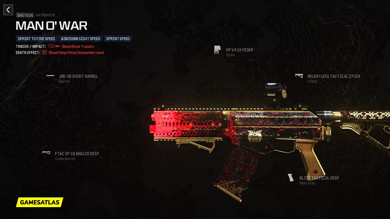 Man O' War - Warzone and Modern Warfare 3 Blueprint