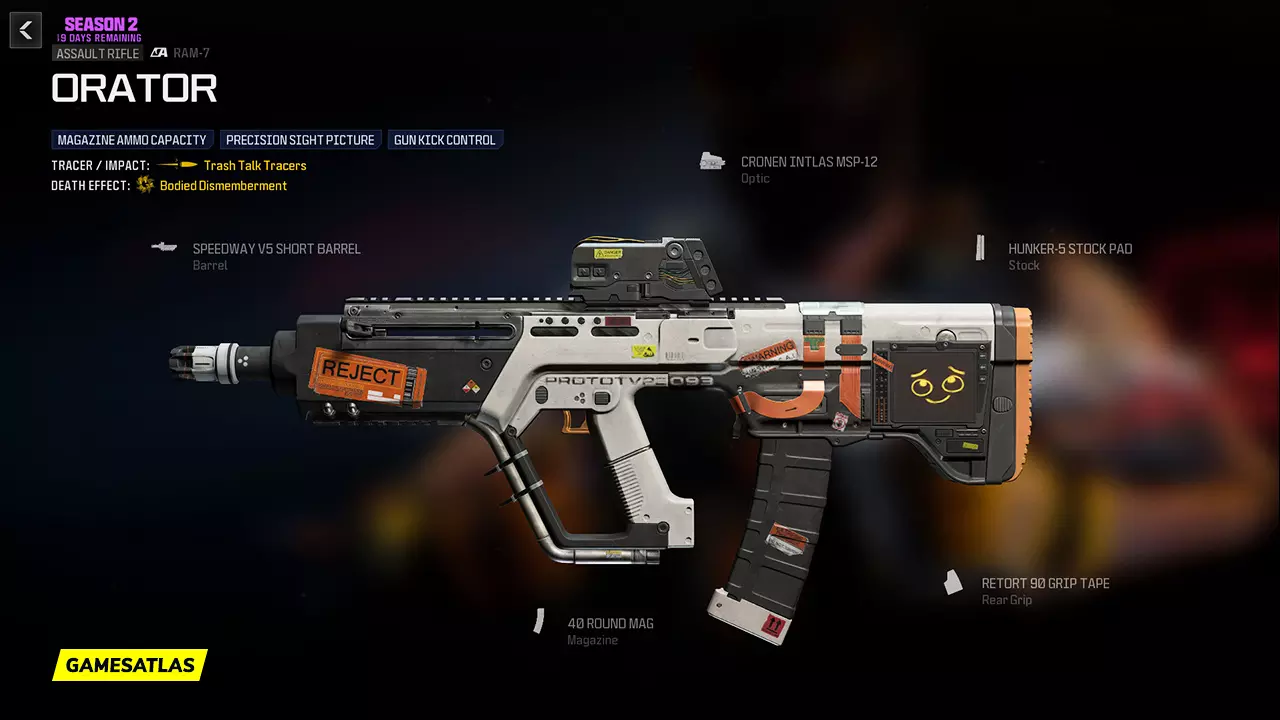 Orator - Warzone and Modern Warfare 3 Blueprint