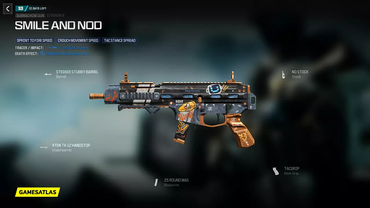 Smile And Nod - Warzone and Modern Warfare 3 Blueprint Smile And Nod - Warzone and Modern Warfare 3 Blueprint
