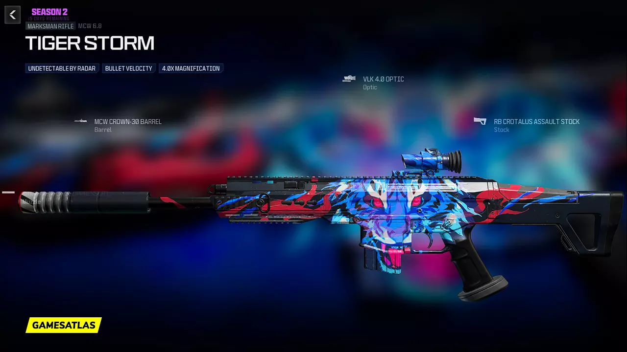 Tiger Storm - Warzone and Modern Warfare 3 Blueprint Tiger Storm - Warzone and Modern Warfare 3 Blueprint