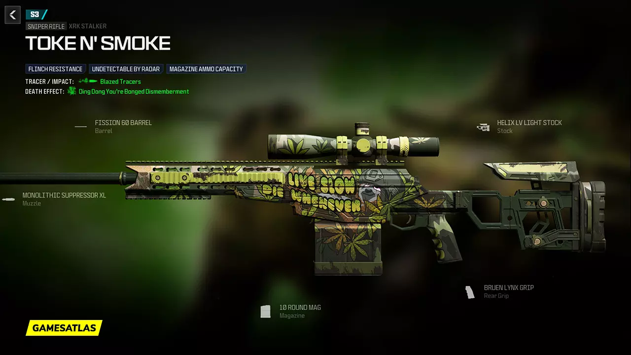 Toke N' Smoke - Warzone and Modern Warfare 3 Blueprint Toke N' Smoke - Warzone and Modern Warfare 3 Blueprint