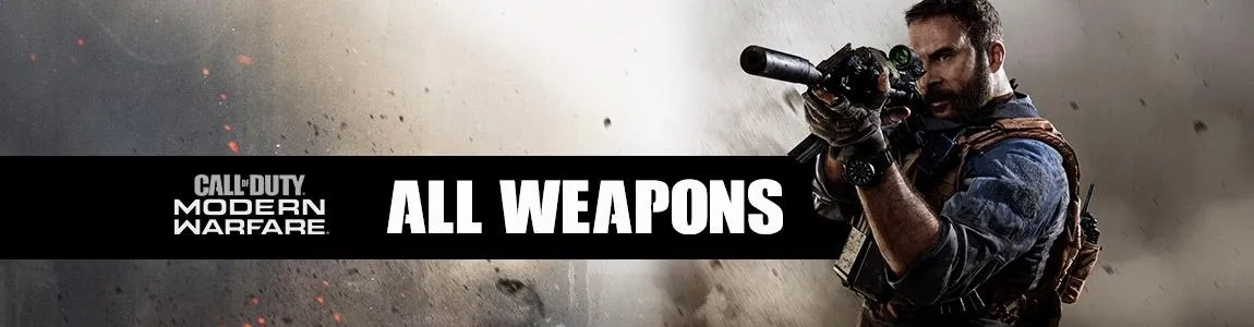 Call of Duty: Modern Warfare Weapons List with Blueprints