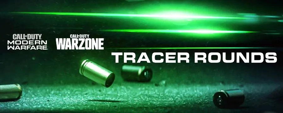 All Colored Tracer Rounds Weapons in Call of Duty Warzone and Modern Warfare - COD Gold, Blue, Red, Pink, Purple, White, and Green Bullets
