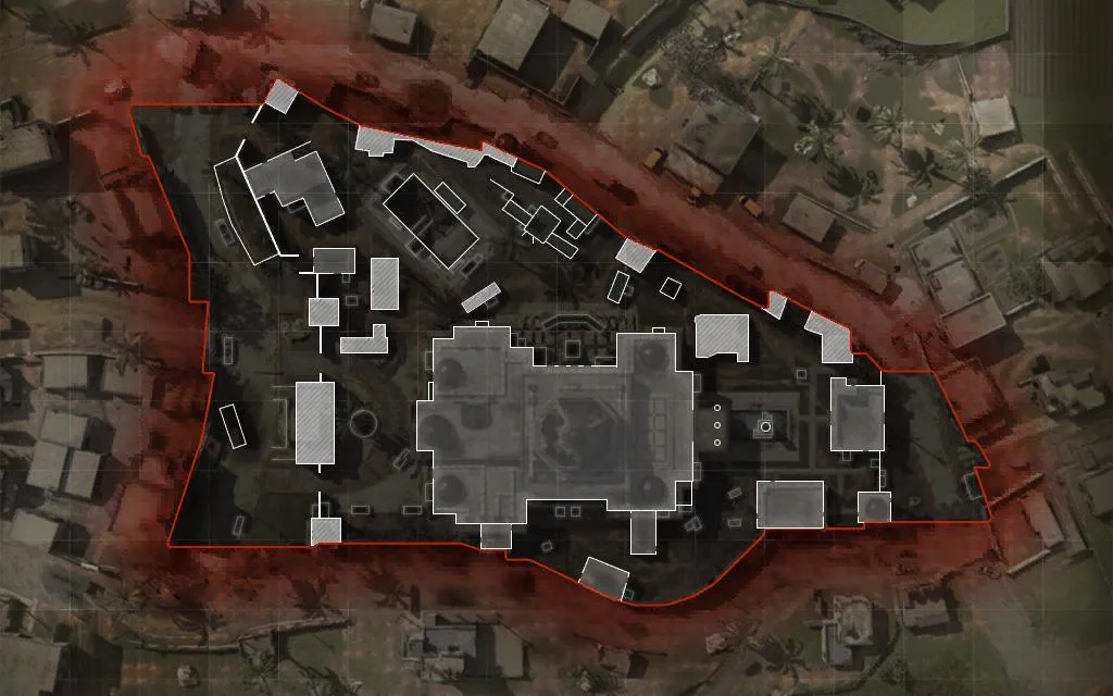 COD ModernWarfare Aniyah Incursion Mini Map Layout