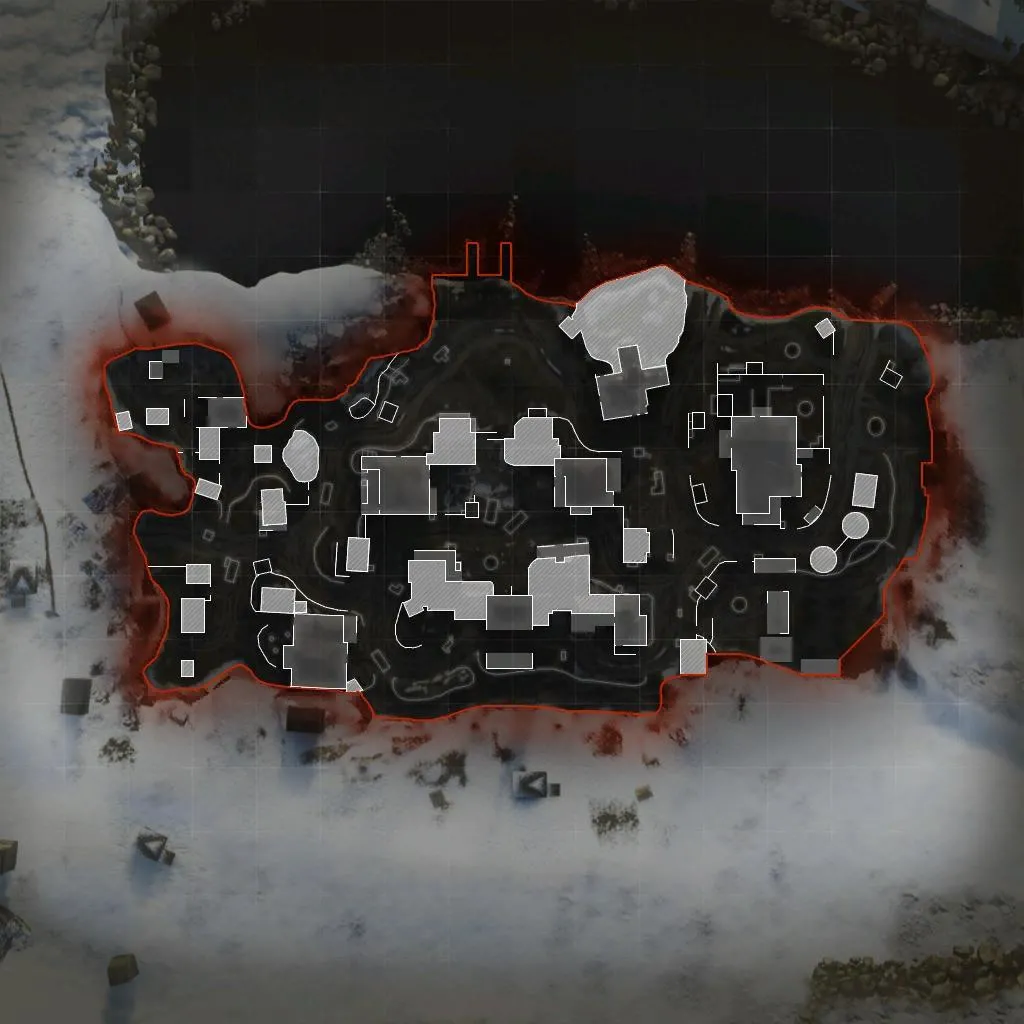 COD ModernWarfare ArklovPeak Mini Map Layout