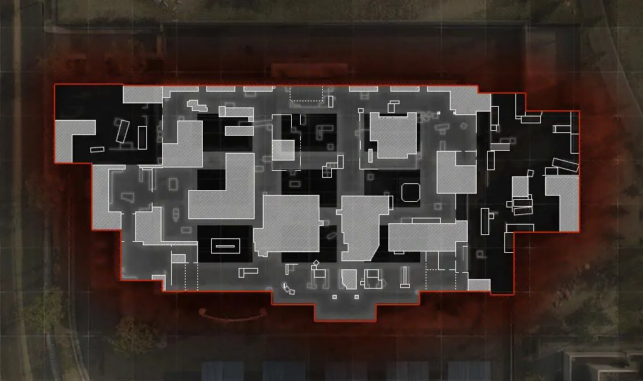 COD ModernWarfare AtlasSuperstore Mini Map Layout